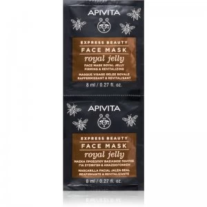 image of Apivita Express Beauty Royal Jelly Revitalizing Face Mask with Firming Effect 2 x 8ml