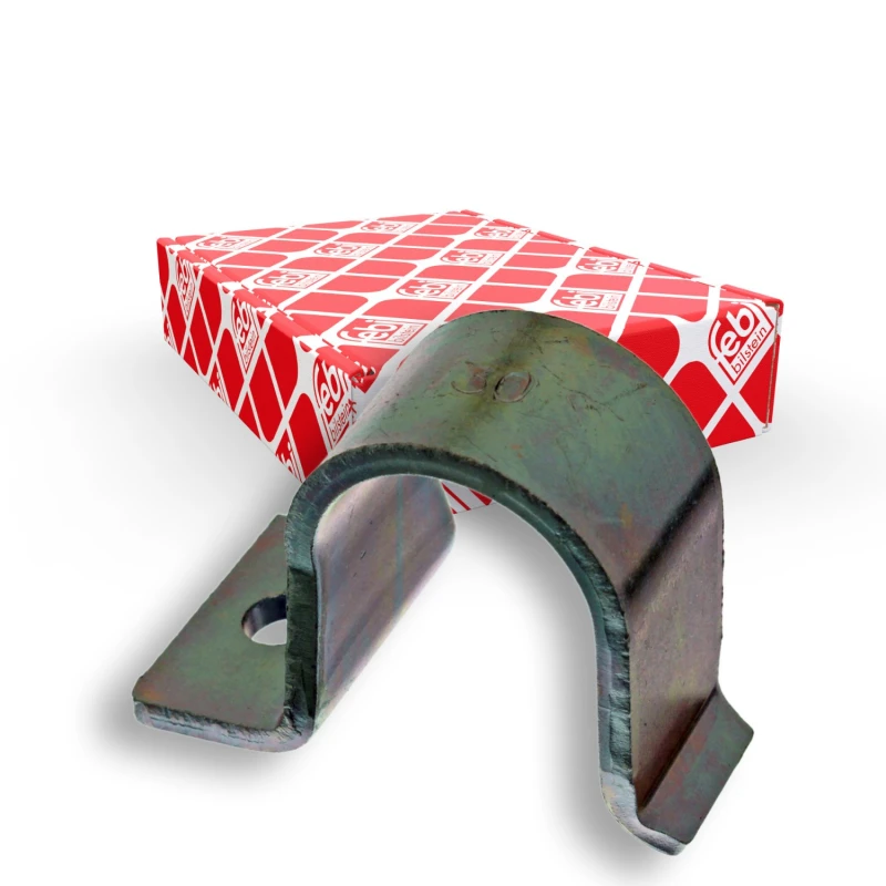 Image of FEBI BILSTEIN 36504 Bracket, stabilizer mounting febi Plus Front Axle Right Steel Bracket,stabilizer mounting (2069)