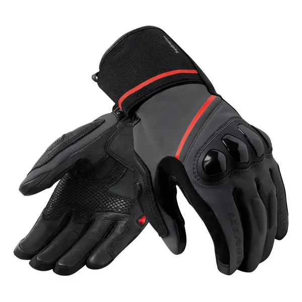 image of REV'IT! Summit 4 H2O Gloves Black Grey Size 2XL