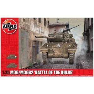 image of M36/M36B2 "Battle of the Bulge" 1:35 Tank Air Fix Model Kit