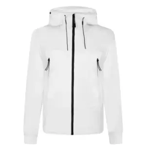 Image of CP COMPANY Softshell Goggle Hooded Jacket - White