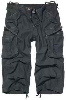 Image of Brandit Industry Vintage 3/4 Shorts anthracite