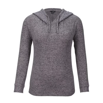 image of Golddigga Soft Fleece Hoodie Ladies - Grey