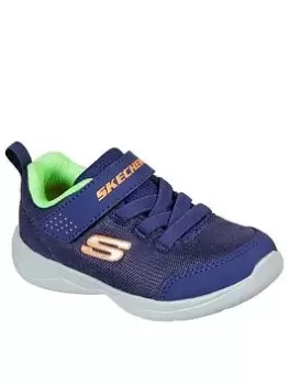 Image of Skechers Skech-stepz 2.0 Mini Wanderer Trainers, Navy/Lime, Size 5 Younger