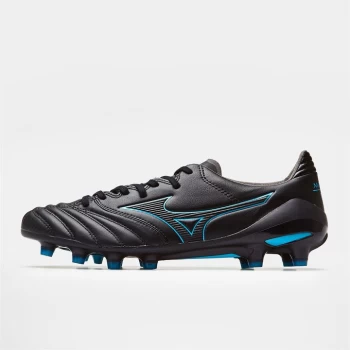 image of Mizuno Morerlia Neo II MD FG Football Boots - Black