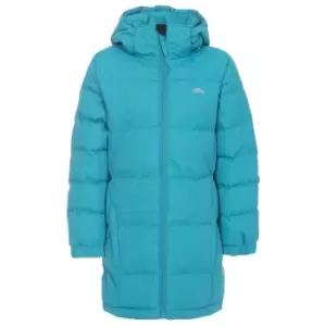 Image of Trespass Childrens Girls Tiffy Padded Jacket (13 Years) (Marine)