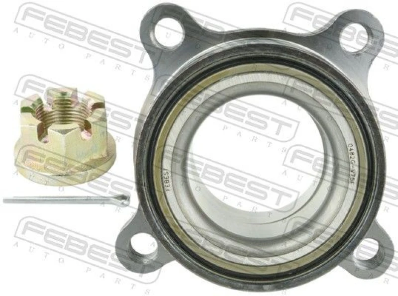 Image of FEBEST 0482G-V75F Wheel Hub Front Axle Wheel Hub (653)