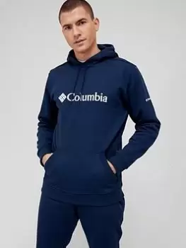 Image of Columbia CSC Basic Logo II Overhead Hoodie - Collegiate Navy, Collegiate Navy Size XL Men