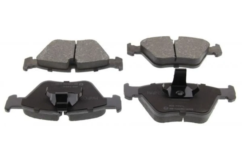 Image of MAPCO 6533 Brake pad set Front Axle, prepared for wear warning indicator, with anti-squeak plate Brake Pad Set,disc brake (402)