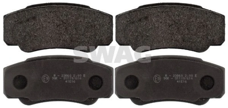 Image of Brake pad set SWAG 62 11 6047