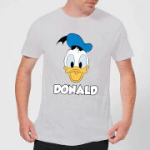 Disney Mickey Mouse Donald Face T-Shirt - Grey - 5XL