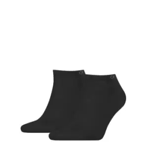 Image of Calvin Klein Klein Sneaker Socks 2 Pack Mens - Black