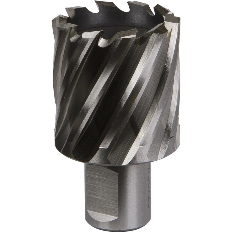 Image of Loops 36mm x 25mm Depth Rotabor Cutter - M2 Steel Annular Metal Core Drill 19mm Shank Metallics
