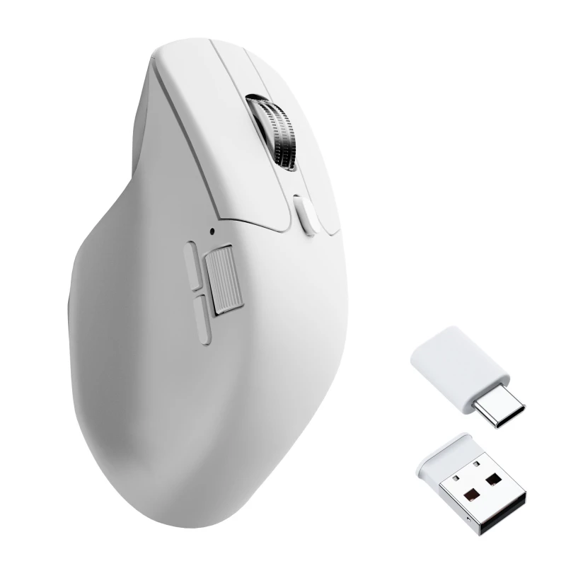 Image of Keychron Keychron M6S-B72 mouse Universal Right-hand RF Wireless + Bluetooth + USB Type-C Optical 12000 DPI M6S-B72