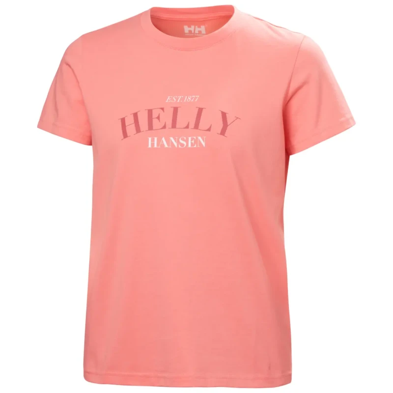 Image of Helly Hansen Womens T-Shirt Helly Hansen Cora Graphic 2.0 Rose Female L