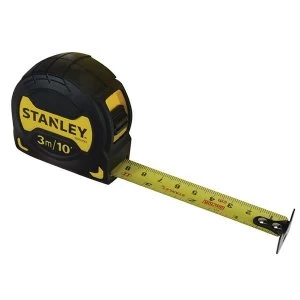 image of Stanley Tools Grip Pocket Tape 3m/10ft (Width 19mm)