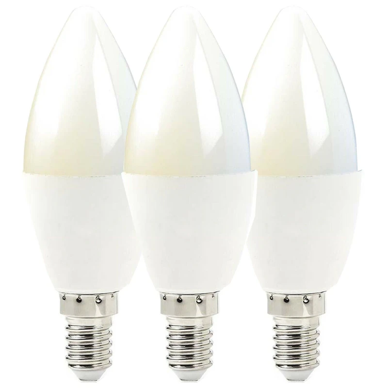 Image of Loops 3x WiFi Colour Change LED Light Bulb 4.5W E14 Warm Cool White Mini Dimmable Lamp White