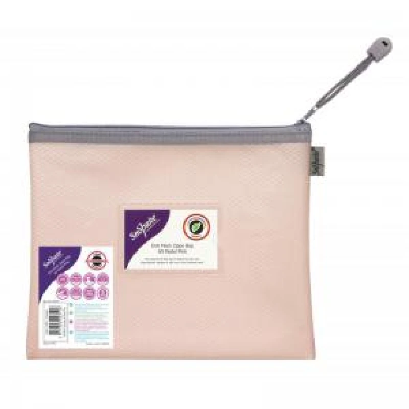 Image of EVA Pastel Mesh HC A5 Zippa Bag - Pink- 3 Bags 15903 CTST15903