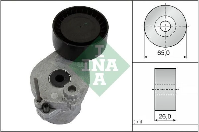 Image of Tensioner Lever, v-ribbed belt INA 534 0693 10