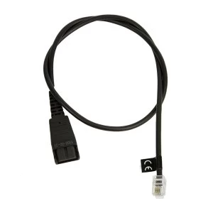 Jabra QD to RJ11 Straight Cable