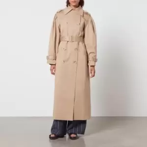 Image of Aligne Julia Stretch-Cotton Gabardine Maxi Trench Coat - EU 36/UK 8