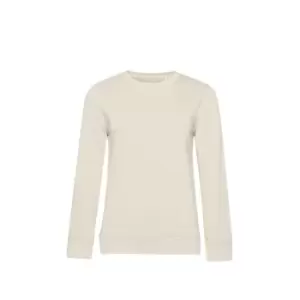 image of B&C Womens/Ladies Organic Sweatshirt (M) (Off White)