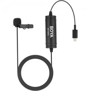 image of Boya BY-DM1 Lightning Omnidirectional Lavalier Microphone