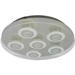 image of Italux Flavio Modern 6 Light Shade Cluster Ceiling Light LED, 3000K