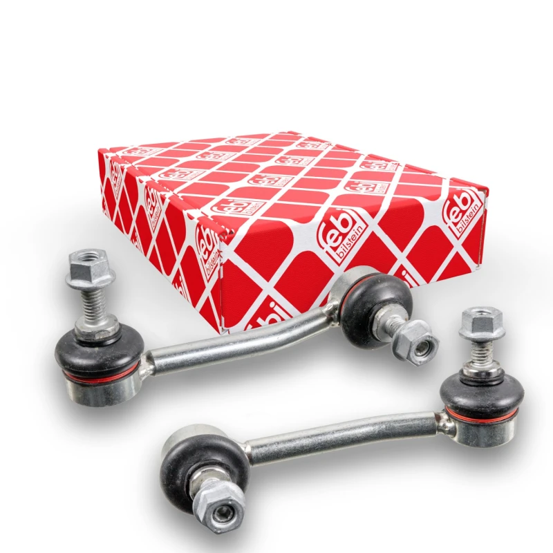 Image of FEBI BILSTEIN 22419 Anti-roll Bar Stabiliser Kit Front Axle Anti-roll Bar Stabiliser Kit (2067)
