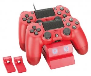 Image of Venom Twin Docking Station for PS4 Red