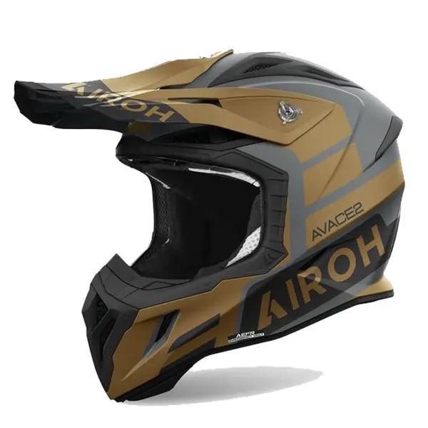 Image of Airoh Aviator Ace 2 Sake Gold Matt Offroad Helmet Size XL