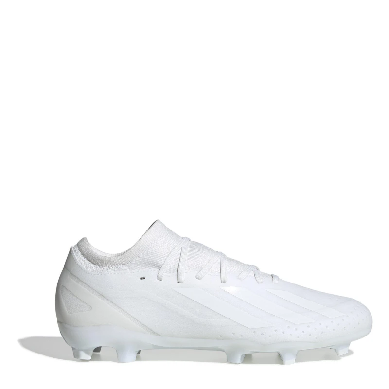Image of adidas X Crazyfast League Firm Ground Football Boots - White White 8