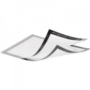 Image of Durable 498523 Ad frame (magnetic) Silver (metallic) (W x H) 326mm x 236mm A4