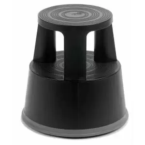 Image of Kick Step 2 Tread Plastic 150kg Black GA008ZBlack