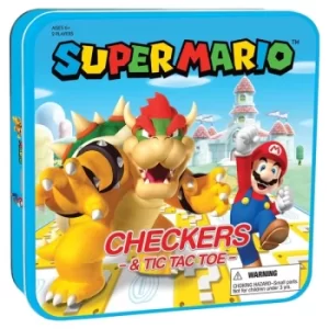 Image of Super Mario Checkers & Tic-Tac-Toe Combo Collector's Game