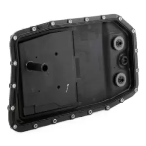 Image of METZGER Oil Pan, automatic transmission GREENPARTS with overflow pipe 8020044 MERCEDES-BENZ,E-Klasse Limousine (W212),E-Klasse T-modell (S212)