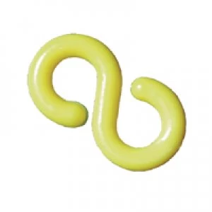 Image of Slingsby VFM Yellow Barrier Split Connector Link 10mm Pack of 10 326020
