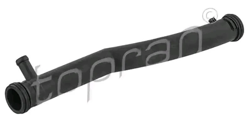 Image of TOPRAN 116 523 Coolant Pipe with gaskets/seals Polyamid 6.6, Plastic, GRP (Glass fibre Reinforced Plastic) Coolant Pipe (546)