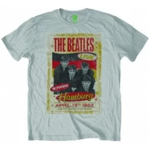 Image of The Beatles Hamburg 1962 Poster Mens TS: XXL