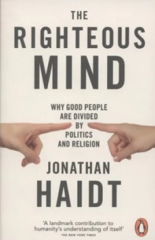 Image of The Righteous Mind by Jonathan Haidt Paperback