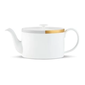 image of Wedgwood Vera Castillon Gold Grey Teapot Gold