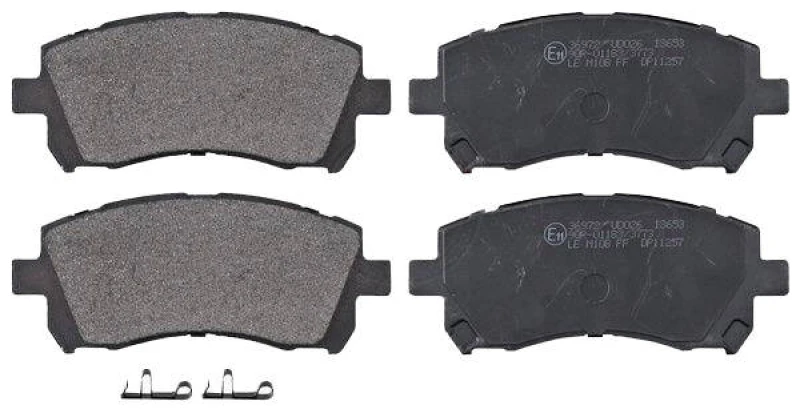 Image of A.B.S. 36972 Brake pad set with acoustic wear warning Brake Pad Set,disc brake (402)