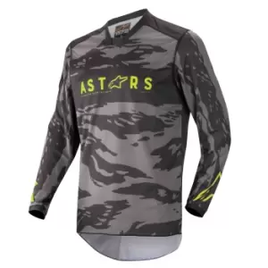 Alpinestars Racer Tactical Jersey Black Gray Camo Yellow Fluo M