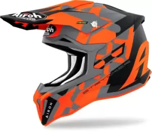 Image of Airoh Strycker XXX Carbon Motocross Helmet, orange, Size 2XL, orange, Size 2XL