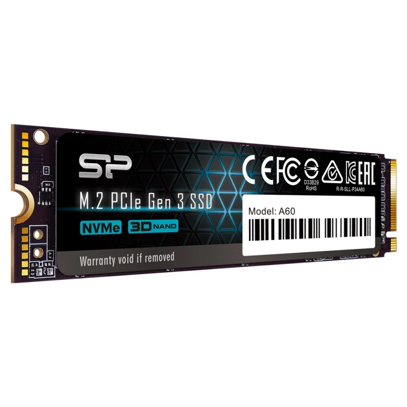 Image of Silicon Power P34A60 128GB M.2 PCI Express 3.0 NVMe