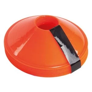 image of Precision Sleeved Set of 10 Saucer Cones - Orange