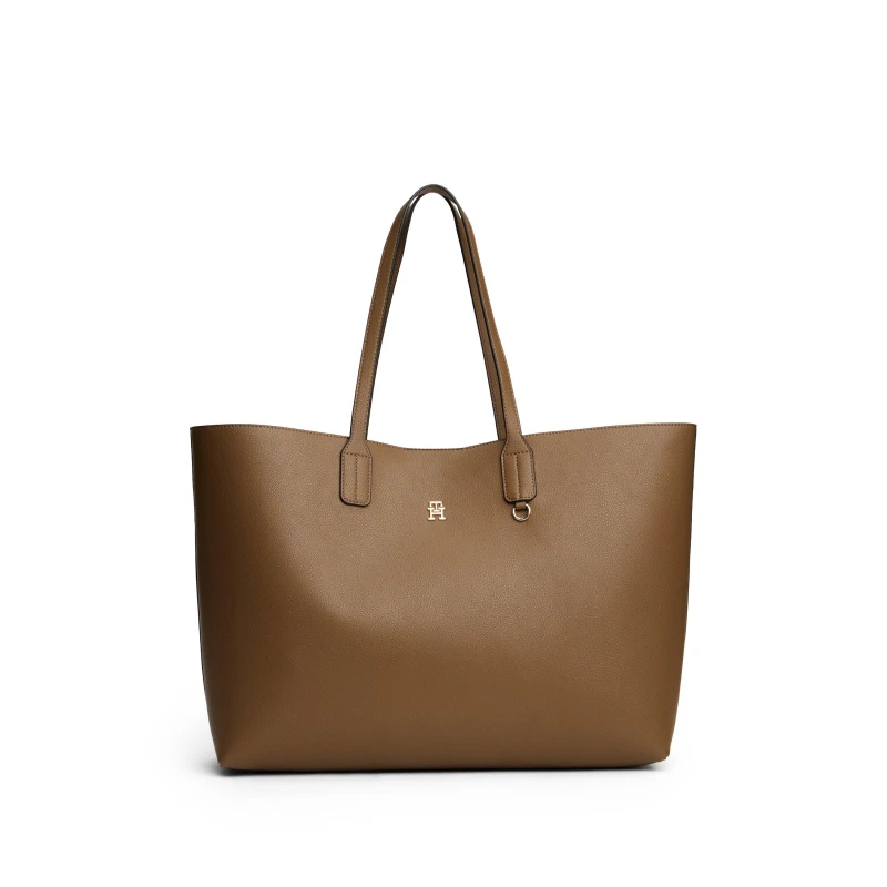 Image of Tommy Hilfiger Womens Icon Tote Bag Nordic Taupe female One Size