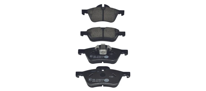 Image of HELLA Brake pad set HELLA 8DB 355 009-171
