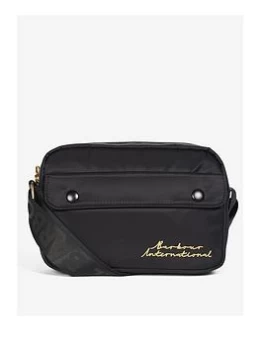 Image of Barbour International Apex Nylon Crossbody Bag - Black, Women