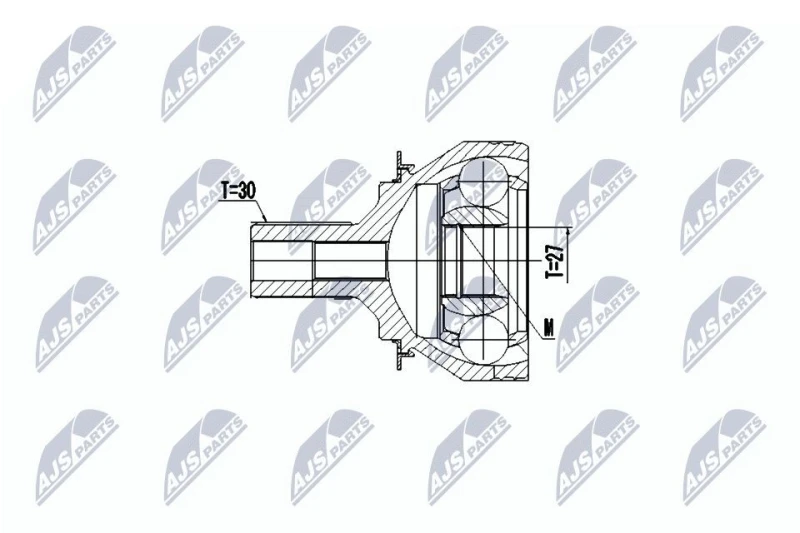 Image of NTY CV joint kit NTY NPZ-ME-023